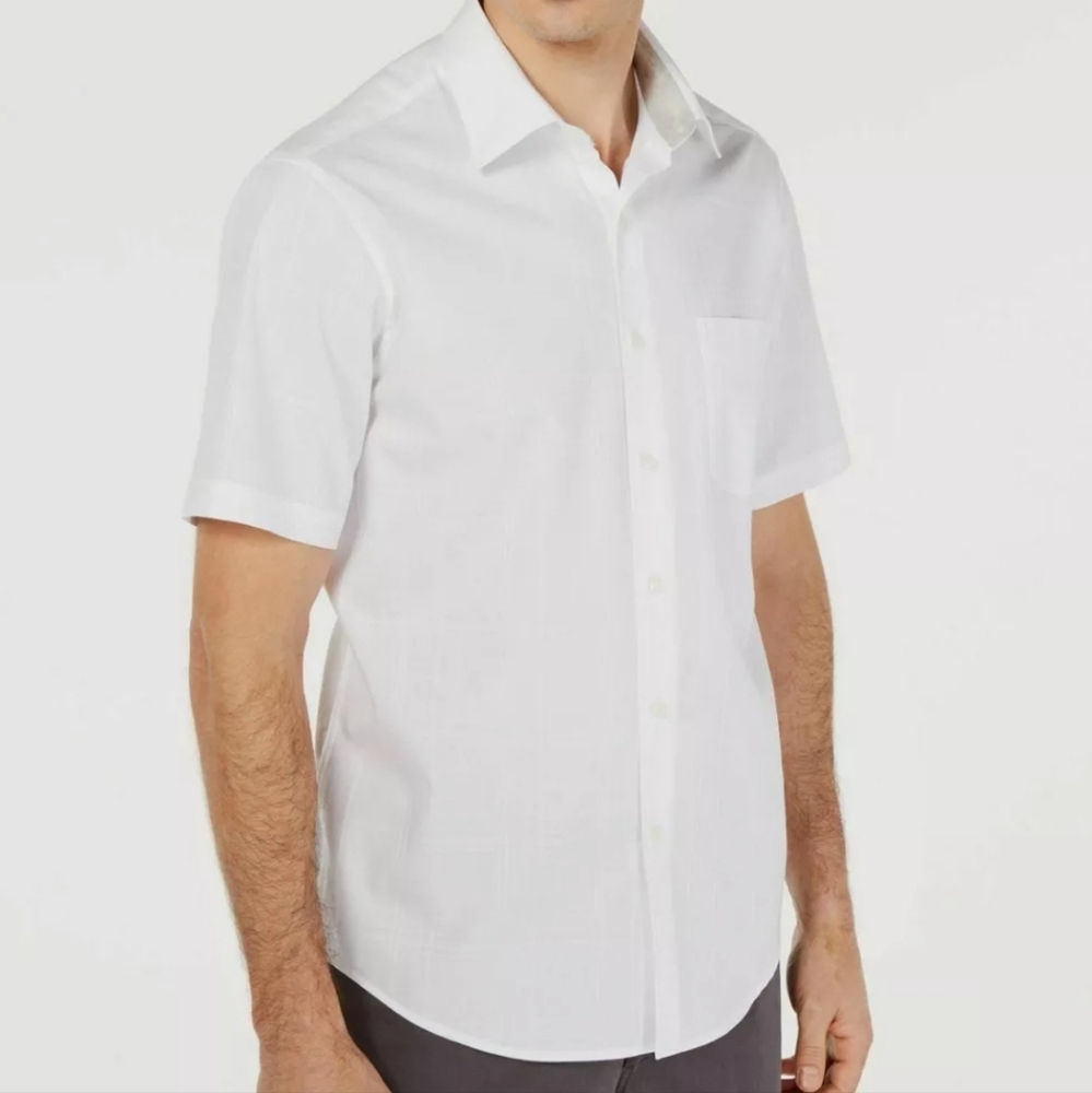 Tasso Elba 100% Linen Button Down Shirt